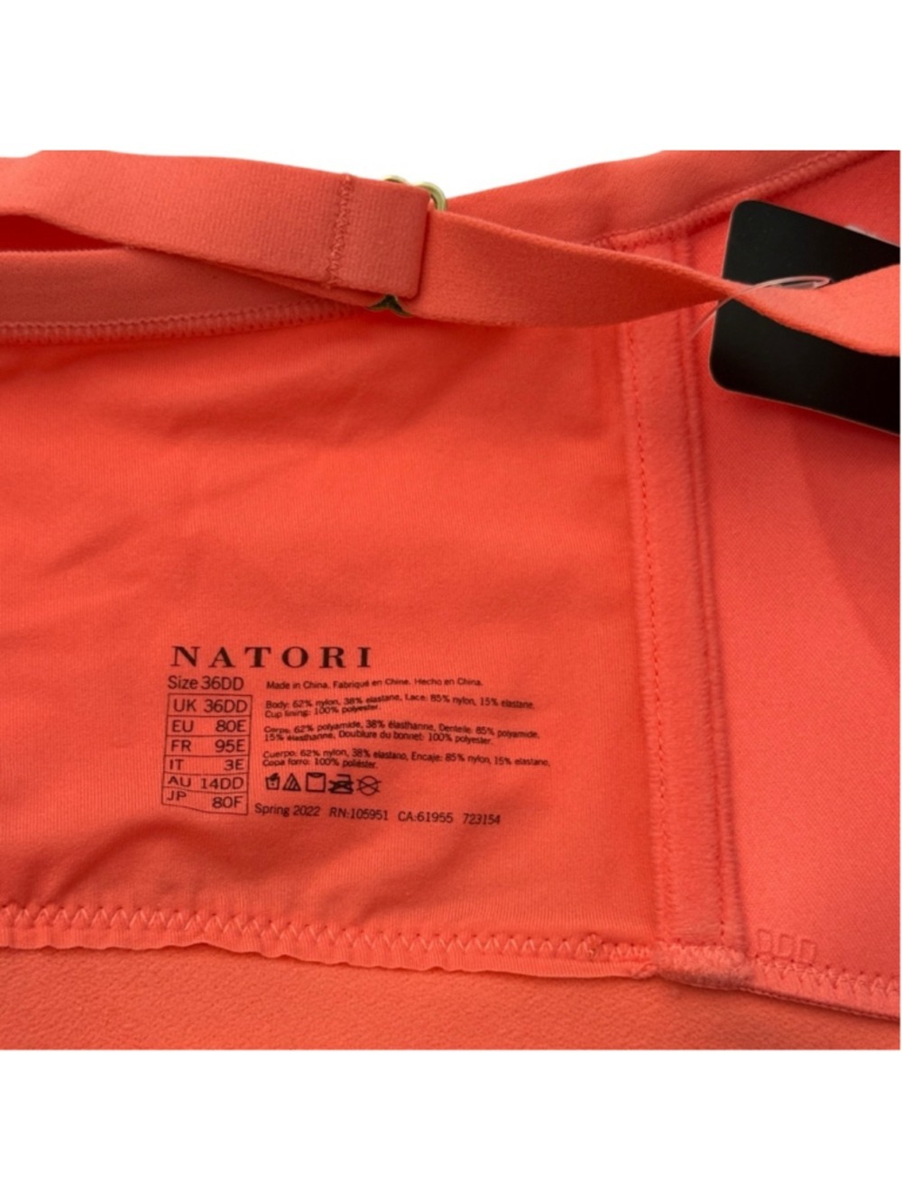 Natori Bliss Perfection Contour Soft Cup Bra 36DD Coral - Picture 6 of 6
